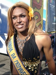 Nikki With The Trannies On The Streets Of Rio de Janeiro